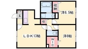 コンフォート花田の物件間取画像